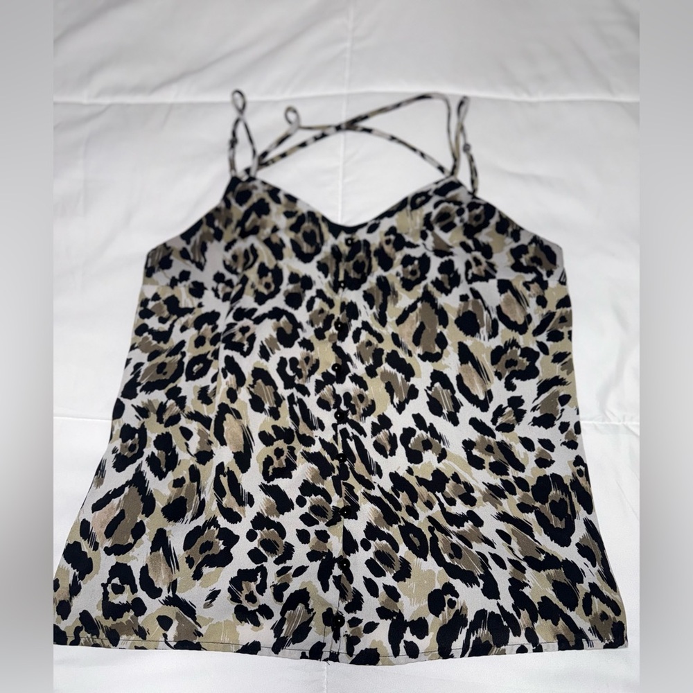 C Leopard Print Camisole Top